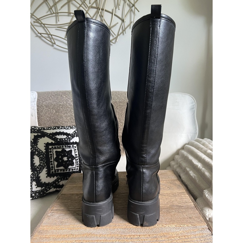 Sincerely Jules Boots Womens Size 9 Black Fantastic Knee High Lug Sole Riding - Picture 7 of 10